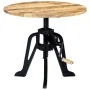 Mesa auxiliar madera de mango y hierro fundido 60x(46-63) cm by , Side tables - Ref: Foro24-247915, Price: 136,74 €, Discount: %