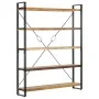Estantería de 5 niveles madera maciza reciclada 140x30x180 cm | Foro24.es | Tu tienda online para hogar, jardín y más Foro24.es