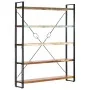 Estantería de 5 niveles madera maciza reciclada 140x30x180 cm | Foro24.es | Tu tienda online para hogar, jardín y más Foro24.es