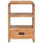 Mesita de noche madera maciza acacia acabado miel 40x30x60 cm de , Mesitas de noche - Ref: Foro24-289633, Precio: 183,99 €, D...