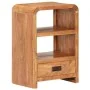 Mesita de noche madera maciza acacia acabado miel 40x30x60 cm de , Mesitas de noche - Ref: Foro24-289633, Precio: 183,99 €, D...