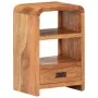 Mesita de noche madera maciza acacia acabado miel 40x30x60 cm de , Mesitas de noche - Ref: Foro24-289633, Precio: 183,99 €, D...