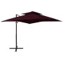 Sombrilla jardín voladiza cubierta doble rojo burdeos 250x250cm de , Sombrillas - Ref: Foro24-312358, Precio: 257,96 €, Descu...