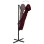 Sombrilla jardín voladiza cubierta doble rojo burdeos 250x250cm de , Sombrillas - Ref: Foro24-312358, Precio: 257,96 €, Descu...