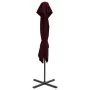 Sombrilla jardín voladiza cubierta doble rojo burdeos 250x250cm de , Sombrillas - Ref: Foro24-312358, Precio: 257,96 €, Descu...