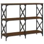 Mesa consola madera de ingeniería marrón roble 100x28x80,5 cm | Foro24.es | Tu tienda online para hogar, jardín y más Foro24.es