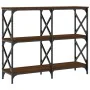 Mesa consola madera de ingeniería marrón roble 100x28x80,5 cm | Foro24.es | Tu tienda online para hogar, jardín y más Foro24.es