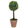 Plantas de boj artificial 2 uds forma bola maceta verde 33 cm | Foro24.es | Tu tienda online para hogar, jardín y más Foro24.es