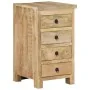 Escritorio con pedestal madera maciza de mango 140x50x77 cm von , Schreibtische - Ref: Foro24-338209, Preis: 485,29 €, Rabatt: %