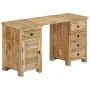 Escritorio con pedestal madera maciza de mango 140x50x77 cm von , Schreibtische - Ref: Foro24-338209, Preis: 485,29 €, Rabatt: %