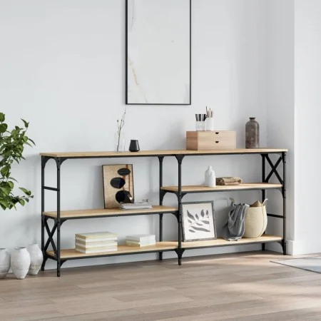 Mesa consola madera de ingeniería roble Sonoma 180x29x76,5 cm | Foro24.es | Tu tienda online para hogar, jardín y más Foro24.es