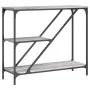 Mesa consola madera de ingeniería gris Sonoma 88,5x30x75 cm by , Side tables - Ref: Foro24-835482, Price: 46,95 €, Discount: %