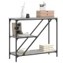 Mesa consola madera de ingeniería gris Sonoma 88,5x30x75 cm by , Side tables - Ref: Foro24-835482, Price: 46,95 €, Discount: %