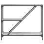 Mesa consola madera de ingeniería gris Sonoma 88,5x30x75 cm by , Side tables - Ref: Foro24-835482, Price: 46,95 €, Discount: %