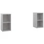 Muebles de salón de pared 2 pzs madera ingeniería gris hormigón von , TV-Möbel - Ref: Foro24-3079902, Preis: 74,46 €, Rabatt: %