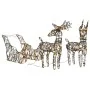 Reno y trineo de Navidad 160 LED ratán blanco cálido | Foro24.es | Tu tienda online para hogar, jardín y más Foro24.es
