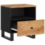 Mesitas de noche 2 uds madera maciza acacia y contrachapada by , Nightstands - Ref: Foro24-350651, Price: 111,66 €, Discount:...