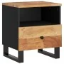 Mesitas de noche 2 uds madera maciza acacia y contrachapada by , Nightstands - Ref: Foro24-350651, Price: 111,66 €, Discount:...