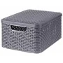 Curver Cajas de almacenaje con tapa Style 3 unidades M gris antracita by , Storage baskets - Ref: Foro24-427234, Price: 66,34...