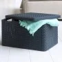Curver Cajas de almacenaje con tapa Style 3 unidades M gris antracita by , Storage baskets - Ref: Foro24-427234, Price: 66,34...
