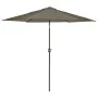 Madison Sombrilla de jardín redonda Tenerife gris 300 cm von , Sonnenschirme - Ref: Foro24-429013, Preis: 76,88 €, Rabatt: %