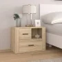 Mesita de noche madera contrachapada roble sonoma 60x36x45 cm | Foro24.es | Tu tienda online para hogar, jardín y más Foro24.es