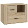 Mesita de noche madera contrachapada roble sonoma 60x36x45 cm | Foro24.es | Tu tienda online para hogar, jardín y más Foro24.es