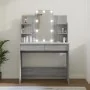 Tocador con LED gris sonoma 96x40x142 cm | Foro24.es | Tu tienda online para hogar, jardín y más Foro24.es