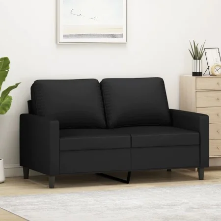 Sofá de 2 plazas terciopelo negro 120 cm de , Sofás - Ref: Foro24-359194, Precio: 211,65 €, Descuento: -5%%