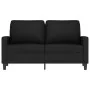 Sofá de 2 plazas terciopelo negro 120 cm de , Sofás - Ref: Foro24-359194, Precio: 211,65 €, Descuento: -5%%
