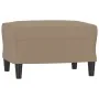 Reposapiés de cuero sintético color capuchino 60x50x41 cm de , Otomanas - Ref: Foro24-349292, Precio: 51,72 €, Descuento: -5%%