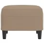 Reposapiés de cuero sintético color capuchino 60x50x41 cm de , Otomanas - Ref: Foro24-349292, Precio: 51,72 €, Descuento: -5%%