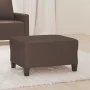 Reposapiés de cuero sintético marrón 70x55x41 cm by , Ottomans - Ref: Foro24-349357, Price: 57,98 €, Discount: %