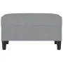 Reposapiés de tela gris claro 70x55x41 cm by , Ottomans - Ref: Foro24-349303, Price: 59,76 €, Discount: -5%%