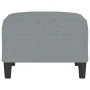 Reposapiés de tela gris claro 70x55x41 cm by , Ottomans - Ref: Foro24-349303, Price: 59,76 €, Discount: -5%%