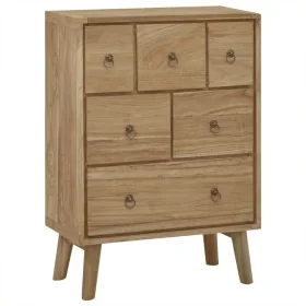 Cómoda de madera maciza de teca 56x30x80 cm by , Drawers - Ref: Foro24-340737, Price: 214,18 €, Discount: -5%%
