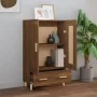 Aparador alto de madera contrachapada marrón roble 70x31x115 cm | Foro24.es | Tu tienda online para hogar, jardín y más Foro24.es