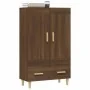 Aparador alto de madera contrachapada marrón roble 70x31x115 cm | Foro24.es | Tu tienda online para hogar, jardín y más Foro24.es
