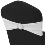 Moño decorativo elástico para sillas con hebilla 25 pzas Blanco von , Abdeckungen - Ref: Foro24-130345, Preis: 28,34 €, Rabat...