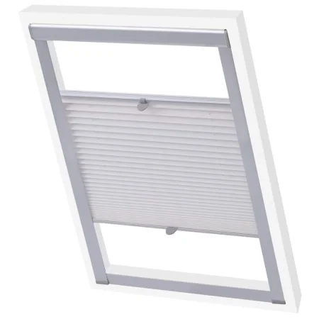 Persiana plisada blanca PK08 de , Persianas y estores - Ref: Foro24-133532, Precio: 28,51 €, Descuento: %
