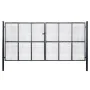 Puerta de malla de jardín acero galvanizado 400x175 cm gris de , Puertas de jardín - Ref: Foro24-143378, Precio: 675,16 €, De...