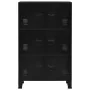 Baúl de almacenaje industrial acero negro 75x40x120 cm de , Baúles de almacenamiento - Ref: Foro24-145359, Precio: 258,67 €, ...