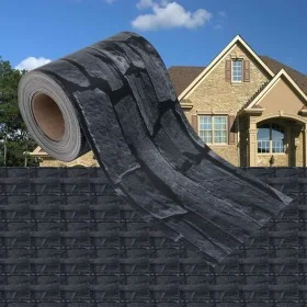 Panel de valla de PVC gris aspecto piedra 35x0,19 m by , fence panels - Ref: Foro24-147864, Price: 40,89 €, Discount: -5%%