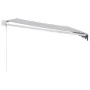Toldo retráctil aluminio y tela azul y blanco 4,5x3 m von , Markisen - Ref: Foro24-3154424, Preis: 320,52 €, Rabatt: %