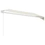 Toldo retráctil aluminio y tela color crema 5x3 m by , Awnings - Ref: Foro24-3154430, Price: 371,48 €, Discount: %