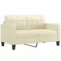 Juego de sofás con cojines 2 piezas cuero sintético color crema by , Sofas - Ref: Foro24-3201369, Price: 391,77 €, Discount: ...