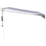 Toldo retráctil automático azul y blanco 3,5x2,5 m by , Awnings - Ref: Foro24-3154472, Price: 286,12 €, Discount: -5%%