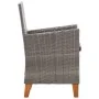 Set de comedor 9 pzas ratán sintético madera maciza acacia gris | Foro24.es | Tu tienda online para hogar, jardín y más Foro24.es