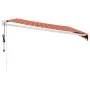 Toldo retráctil automático naranja y marrón 4x3 m von , Markisen - Ref: Foro24-3154493, Preis: 332,46 €, Rabatt: %