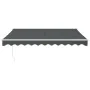 Toldo retráctil automático gris antracita 3,5x2,5 m de , Toldos - Ref: Foro24-3154487, Precio: 285,22 €, Descuento: %